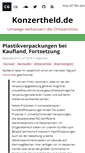 Mobile Screenshot of konzertheld.de