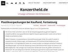 Tablet Screenshot of konzertheld.de